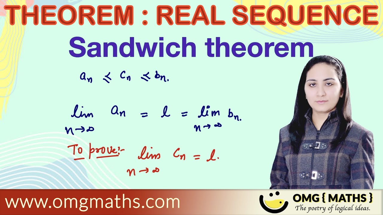 Sandwich theorem | Real sequence | sequence and series