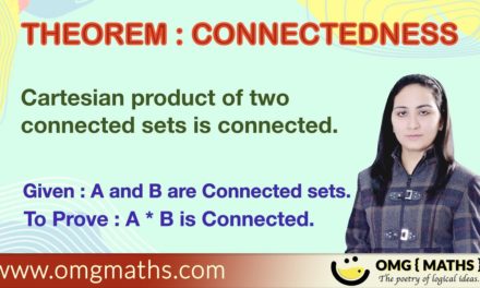 Theorem 4 : Connectedness ( Cartesian Product of Connected sets is connected )