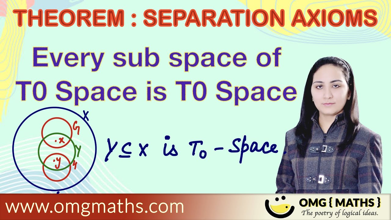 Every Sub space of T0 space is T0 space | Theorem | separation axioms | Topology