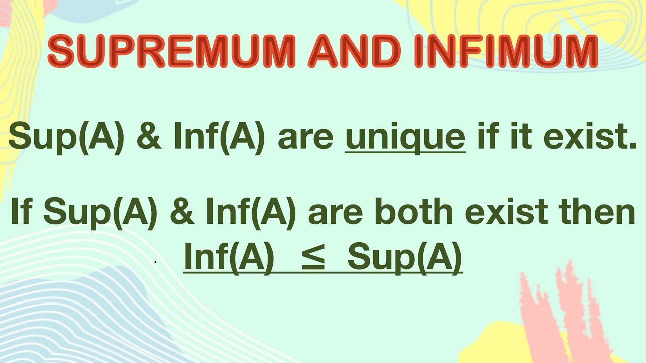 Supremum & Infimum are unique | Property | Real Analysis | glb | lub | upper/lower bound