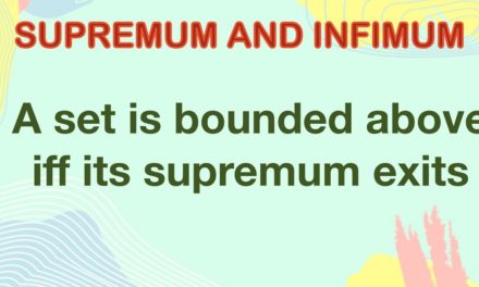 A set is bounded above iff its supremum exist | property | Supremum and infimum | Real analysis