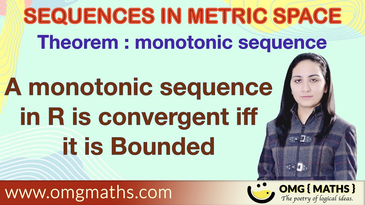 A monotonic sequence is convergent iff it is bounded