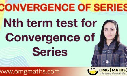 Nth term test for convergence of series pdf