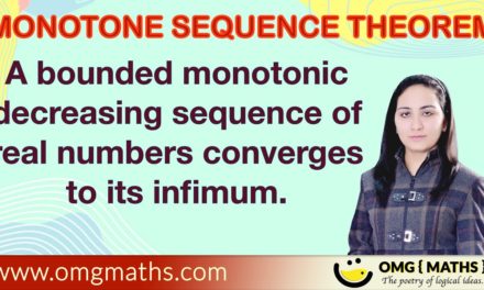 Bounded monotonic decreasing sequence converges to its infimum