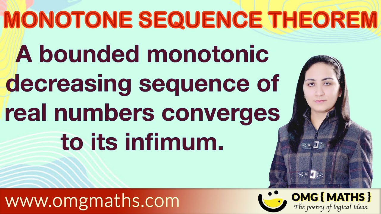 Bounded monotonic decreasing sequence converges to its infimum