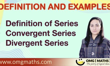 Define series,Convergent Series and Divergent Series pdf