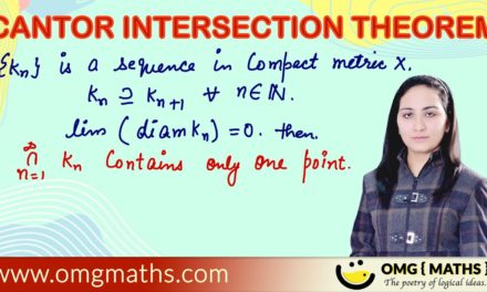 Cantor Intersection Theorem in Metric Space Proof pdf