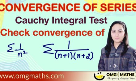 Cauchy Integral Test for Convergence of series pdf