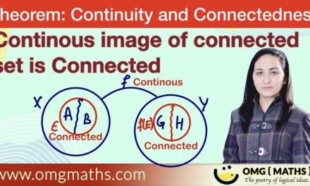 Continous image of Connected set is Connected | Limit and Continuity | continuity and connectedness | Real Analysis