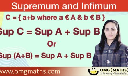 Sup (A+B) = Sup A + Sup B | property | Supremum and infimum | Real analysis