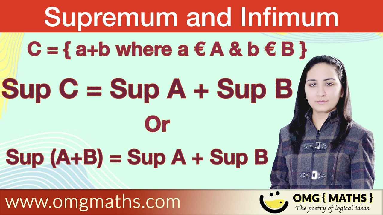 Sup (A+B) = Sup A + Sup B | property | Supremum and infimum | Real analysis
