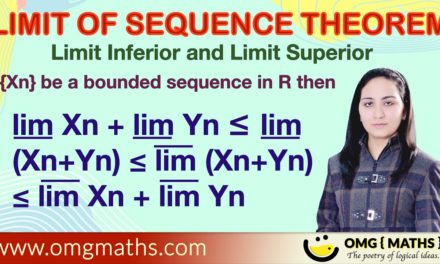 Xn is a bounded sequence in R, limit inferior of Xn+Limit inferior of Yn <= Limit inferior of (Xn+Yn)<=limit Superior of (Xn+Yn)<=limit superior of Xn + Limit Superior of Yn