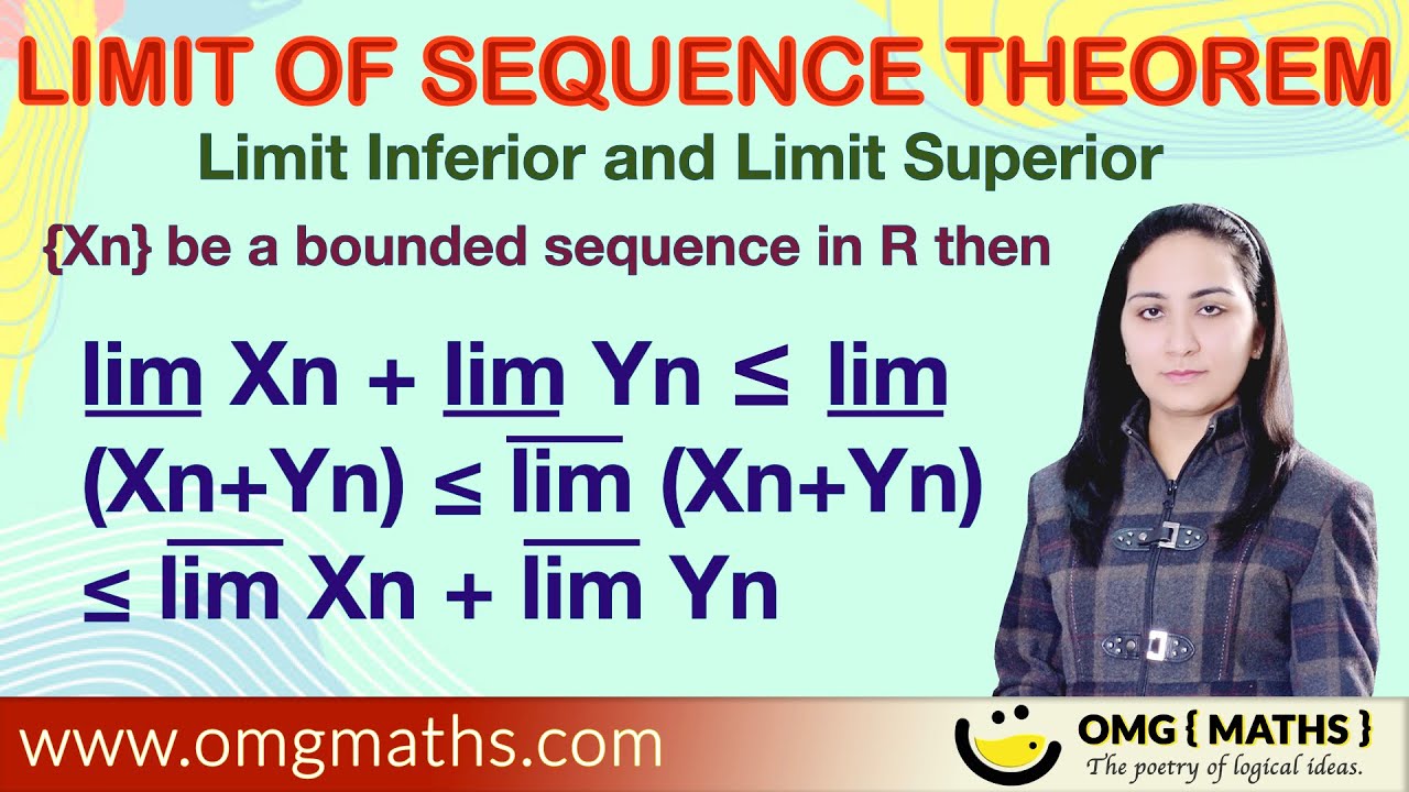 Xn is a bounded sequence in R, limit inferior of Xn+Limit inferior of Yn
