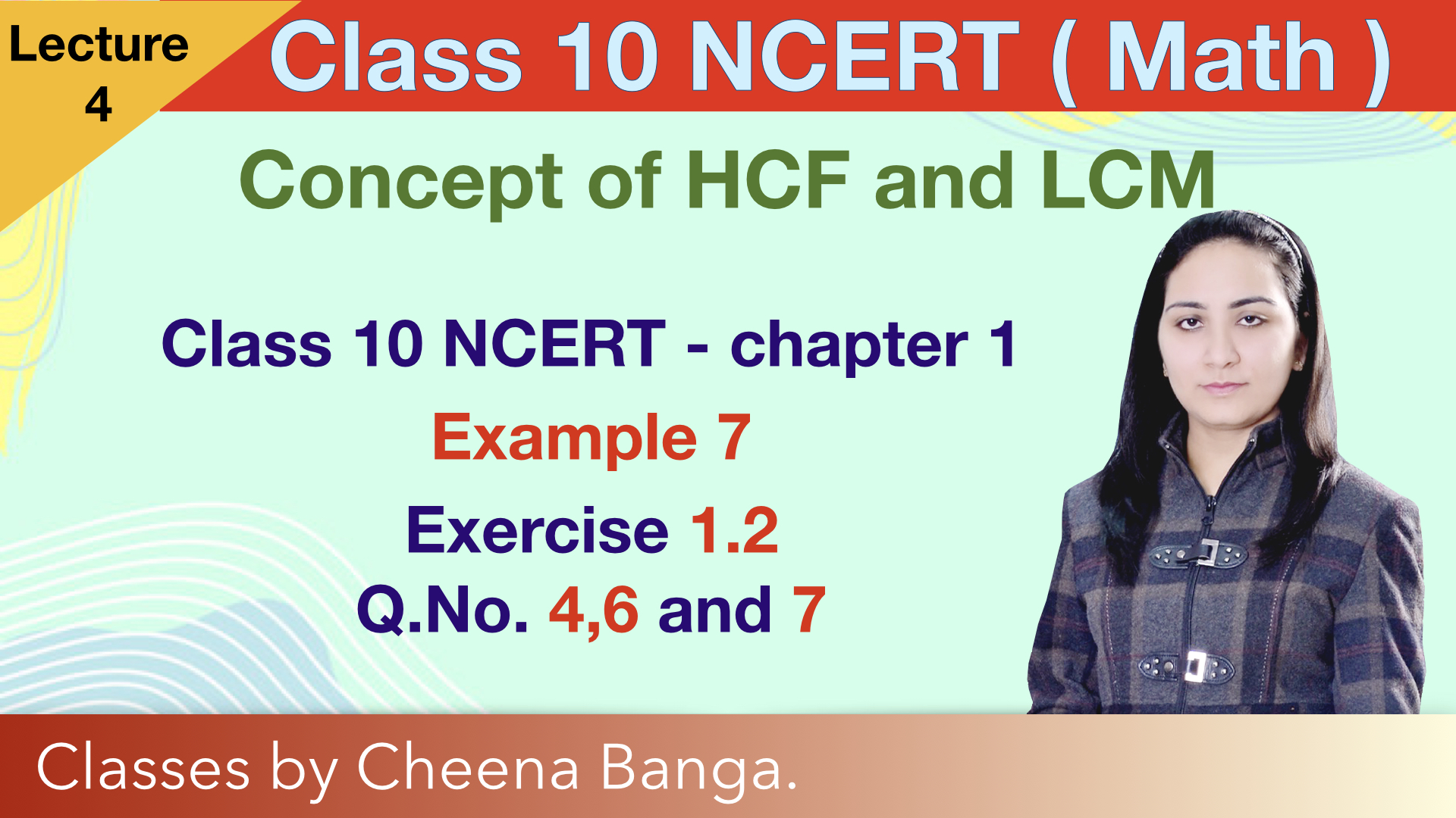 Class 10 maths  | NCERT | Chapter 1 | find HCF and LCM | Real Numbers | Term 1
