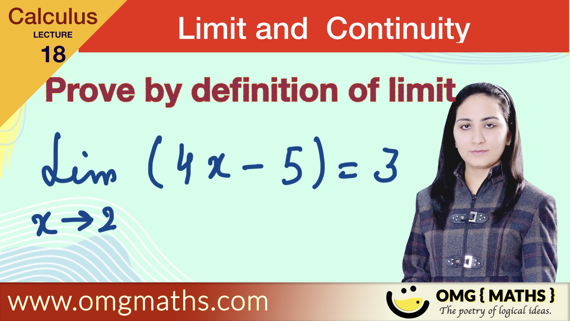 Examples of limit of function | Prove by definition limit of function | limit and continuity example | calculus | bsc