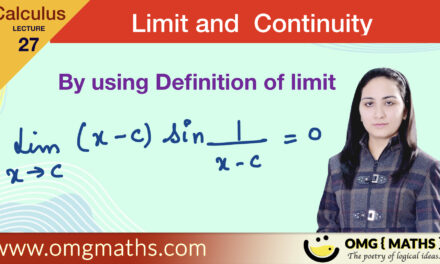 find the limit by using definition of limit |  example on epsilon delta defintion of limit