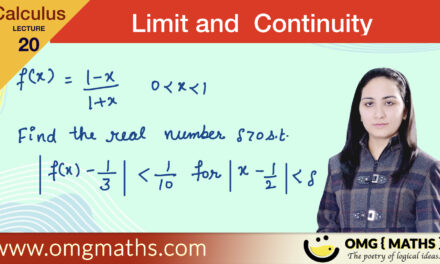 Example | epsilon delta definition of limit | limit of function | limit and continuity example | calculus | bsc