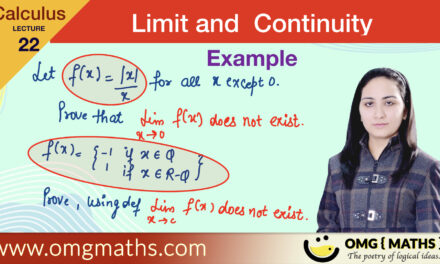 Limit of a function does not exist using cauchy criterion | Example | Cauchy Criterion for limit