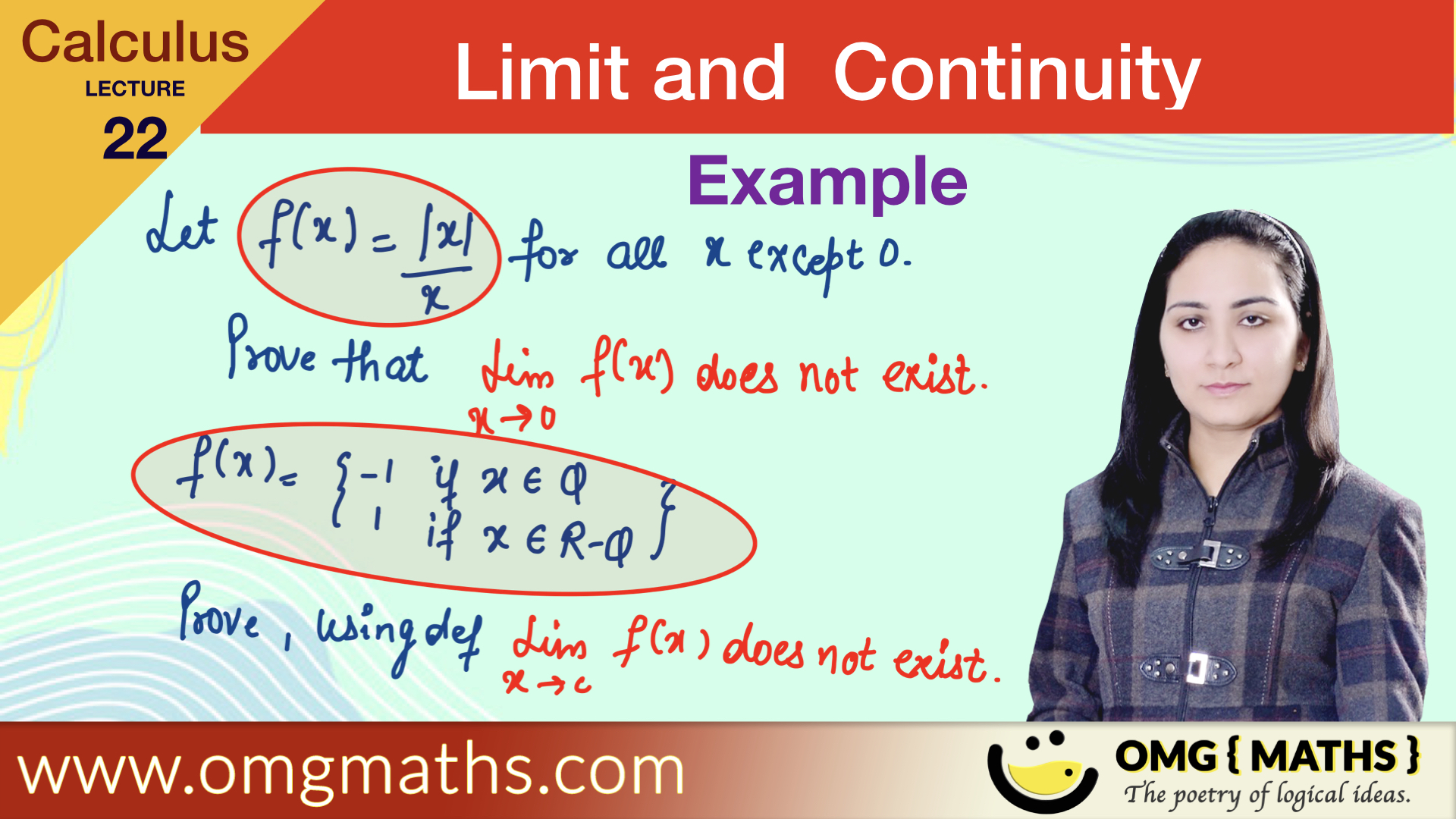 Limit of a function does not exist using cauchy criterion | Example | Cauchy Criterion for limit