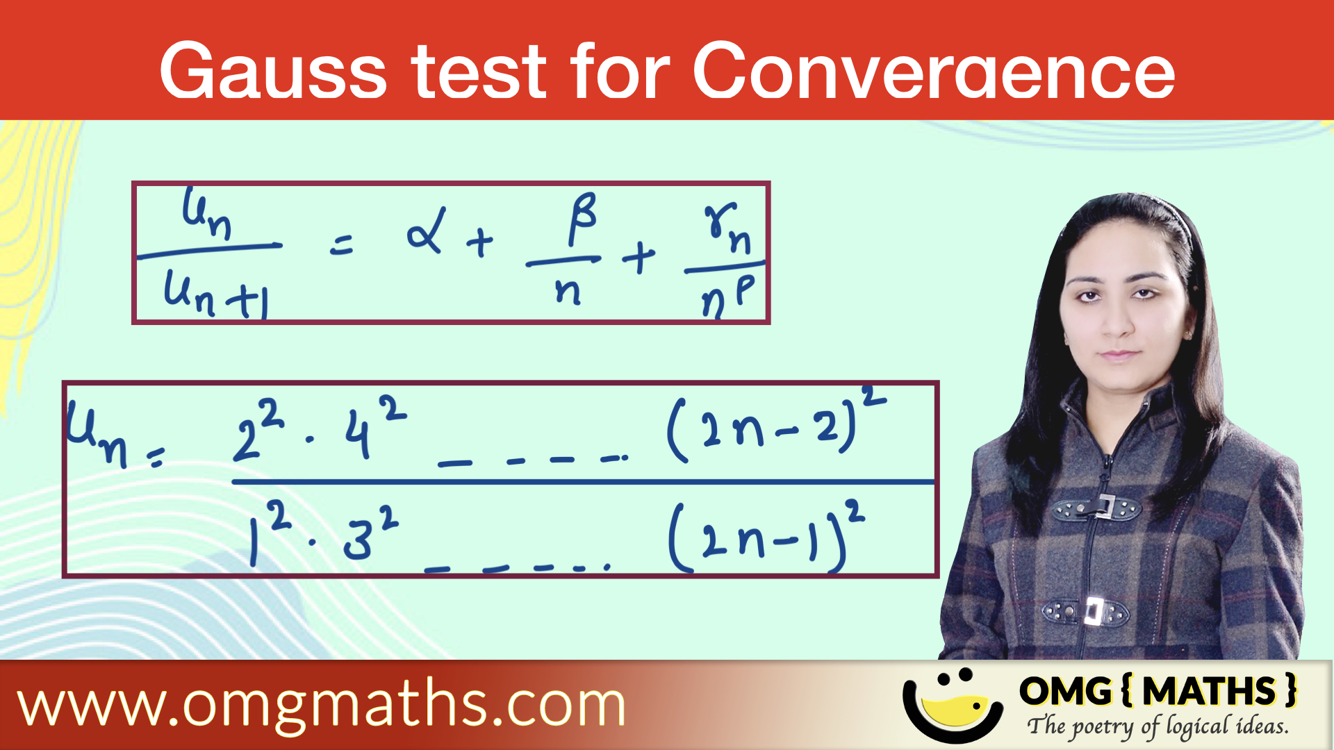 gauss’s Test | gauss’s Test for Convergence | Infinite Series | gauss test pdf