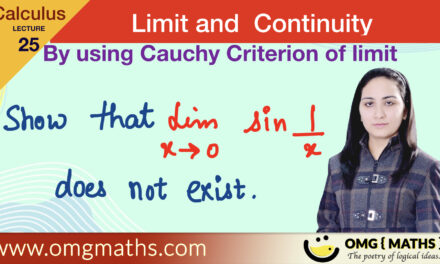 Show that the limit does not exist by using cauchy criterion pdf | cauchy criterion pdf
