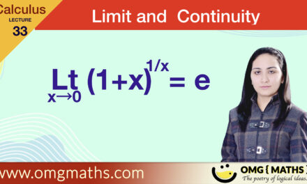 limit x tends to 0 (1+x)^1/x = e | proof | limit of a function | bsc | limit and continuity