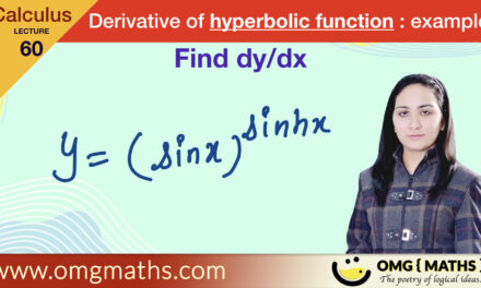 Derivative of Inverse hyperbolic function Example 15 pdf | Bsc | BA | calculus 1 | Differentiation