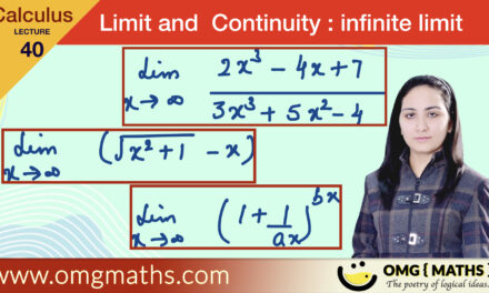 (1+1/ax)^bx= e^b/a Infinite Limits | Example 4,5,6 | Calculus | Bsc | pdf
