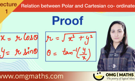 Relation between Polar and Cartesian co ordinates pdf | Polar Co-ordinate system | BSC | Proof