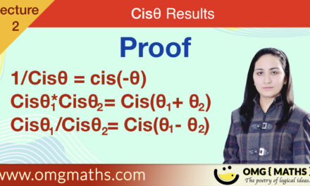 Cis theta | Values | Properties | CiS Notation for Trigonometric Form of a Complex Number | BSC