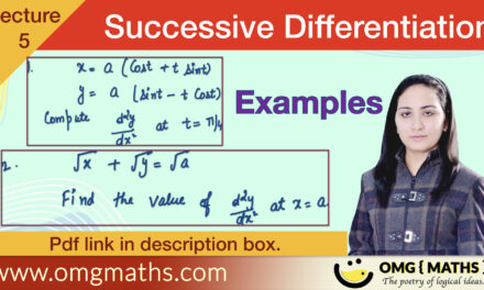 Successive Differentiation | nth derivative | Part 5 | Bsc | PDF