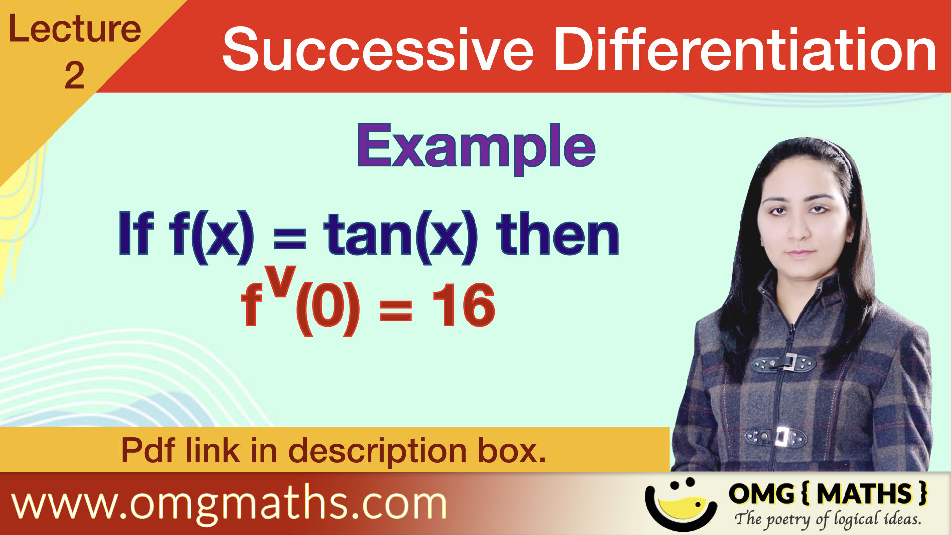 Successive Differentiation | Example 2 | Bsc | PDF