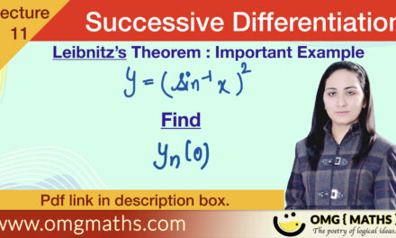 Leibnitz’s Theorem | Example | #5 | Successive Differentiation | For product functions | nth derivative | Bsc | PDF