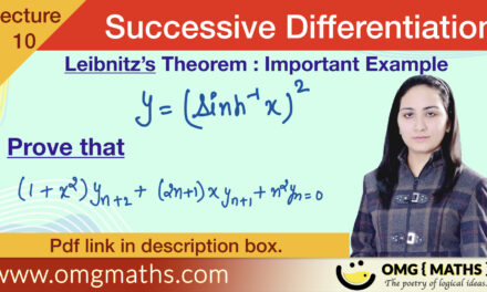 Leibnitz’s Theorem | Example | #4 | Successive Differentiation | For product functions | nth derivative | Bsc | PDF