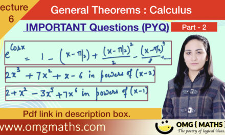 General Theorems | Calculus | Important Questions | PYQ | Bsc | Part 2 | pdf
