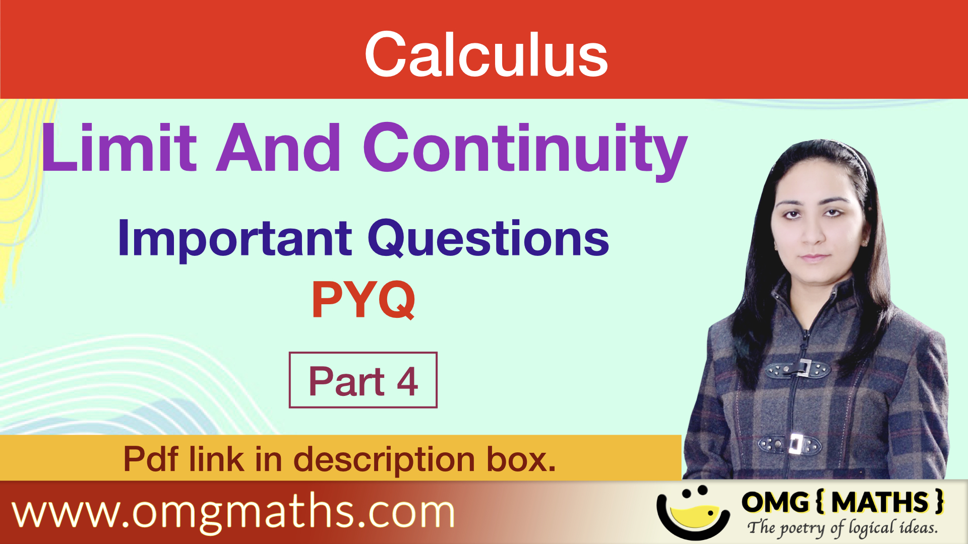 Limit and Continuity | Important Questions | PYQ | Calculus | Bsc | Part- 4