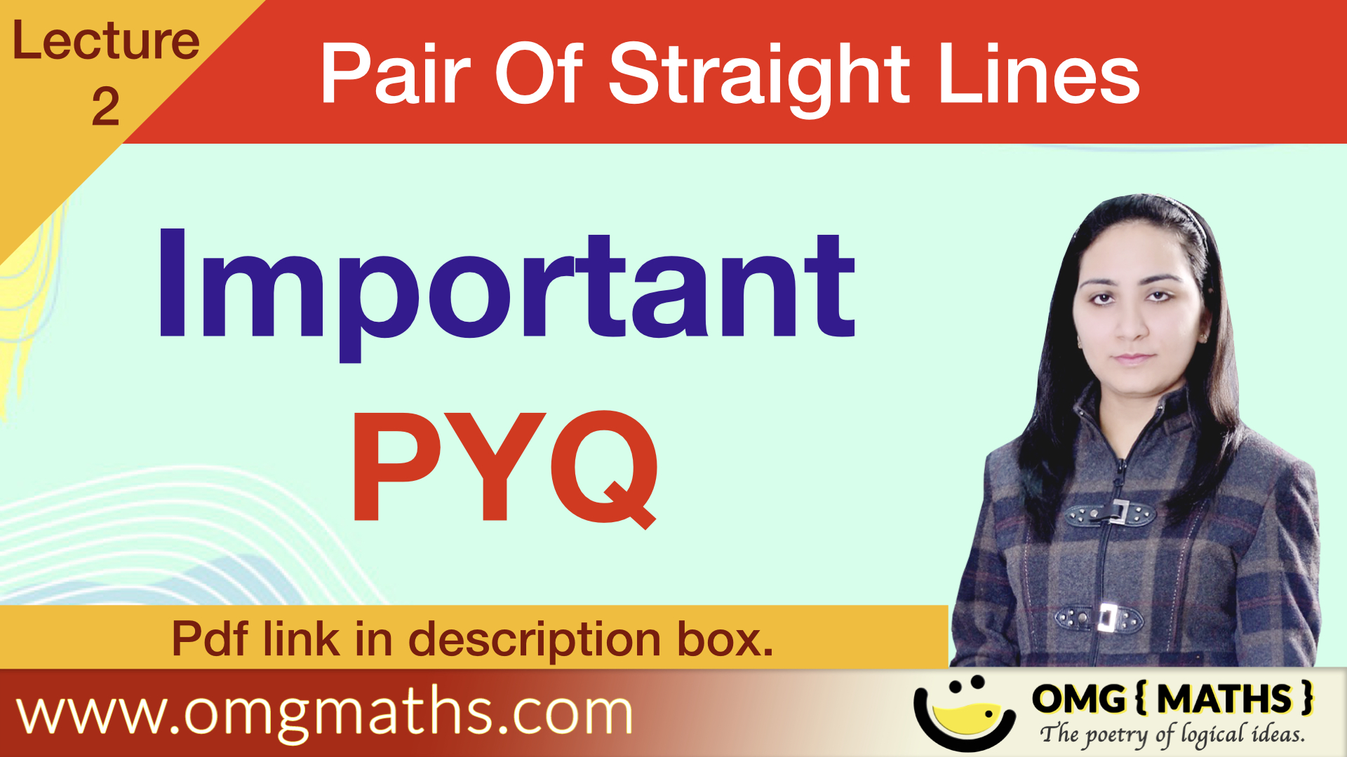Pair Of Straight Lines | Chapter Revision | One Shot Video | PYQ | Plane Geometry | Bsc