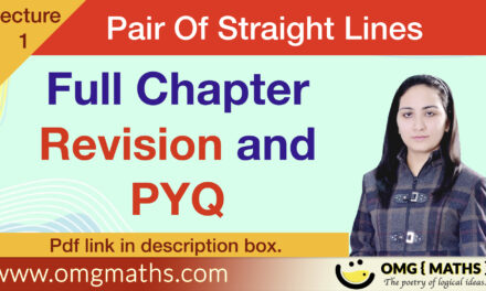 Pair Of Straight Lines | Chapter Revision | PYQ | Plane Geometry | Bsc