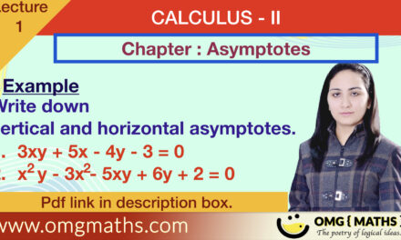 Parallel asymptotes | Rectangular Asymptotes | Asymptotes | Examples | Calculus 2 | Bsc